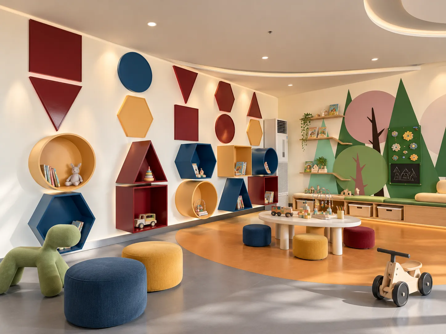 Family and social spaces at Grand View Tower
